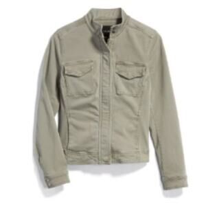 Liverpool Women's Harpere Denim Jacket Fossile Grey Size S